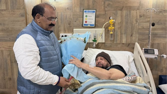 BJP ਆਗੂ ਅਸ਼ਵਨੀ ਸ਼ਰਮਾ ਨੇ ਕੈਪਟਨ ਅਮਰਿੰਦਰ ਸਿੰਘ ਨਾਲ ਕੀਤੀ ਮੁਲਾਕਾਤ, ਜਾਣਿਆ ਹਾਲ