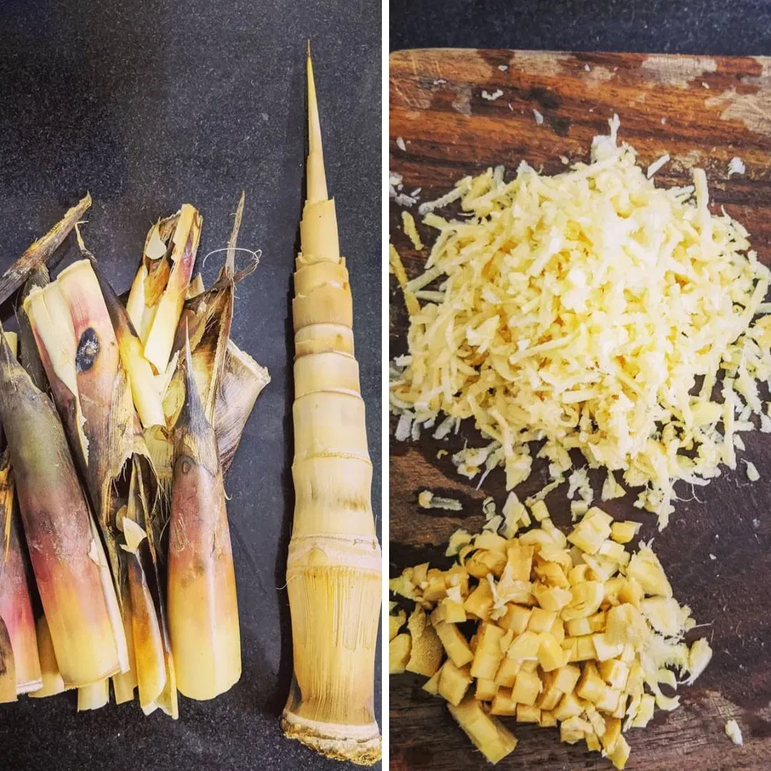 ਅਸਾਮੀ ਖੋਰੀਸਾ: ਅਸਾਮੀ ਪਕਵਾਨਾਂ ਦੀ ਗੱਲ ਕਰੀਏ ਤਾਂ ਖੋਰੀਸਾ ਇੱਕ ਯੂਨੀਕ ਫਰਮੈਟੇਡ ਫੂਡ ਹੈ। ਕੋਮਲ ਬਾਂਸ ਦੀਆਂ ਟਹਿਣੀਆਂ ਨੂੰ ਫਰਮੈਟ ਕੀਤਾ ਜਾਂਦਾ ਹੈ, ਜੋ ਇਸਨੂੰ ਤੀਕਾ ਵਾਈਬ੍ਰੈਂਟ ਟੈਸਟ ਅਤੇ ਅਰੋਮਾ ਆ ਜਾਂਦਾ ਹੈ। ਪਾਚਨ ਲਈ ਇਹ ਬੇਹਤਰੀਨ ਭੋਜਨ ਹੈ, ਜੋ ਫਾਈਬਰ ਅਤੇ ਕਈ ਵਿਟਾਮਿਨ ਨਾਲ ਭਰਪੂਰ ਹੈ। ਲੋਕ ਇਸਨੂੰ ਅਚਾਰਵਾਂਗ ਨੌਨਵੈਜ ਦੇ ਨਾਲ ਵੀ ਖਾਂਦੇ ਹਨ। (Image: madaboutmadbatter)