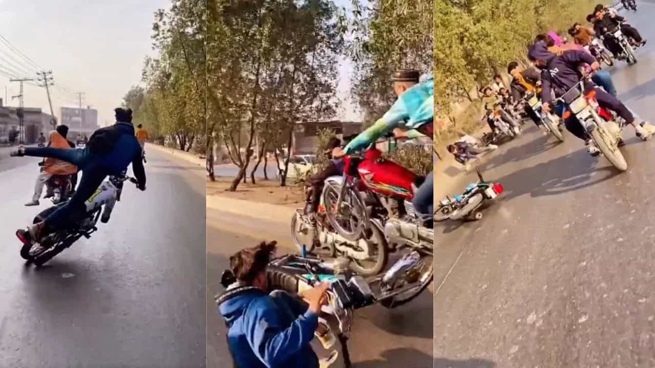 Viral Video: ਸਟੰਟ ਦਾ ਚੱਕਰ...ਅਤੇ ਵਾਪਰਿਆ ਭਿਆਨਕ ਹਾਦਸਾ, ਵੀਡੀਓ ਨੇ ਸਭ ਨੂੰ ਕਰ ਦਿੱਤਾ ਹੈਰਾਨ