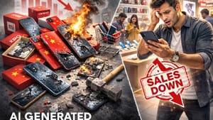 ਭਾਰਤੀ ਚੀਨੀ ਮੋਬਾਈਲ ਫੋਨਾਂ ਤੋਂ ਹਨ ਨਿਰਾਸ਼, ਪਹਿਲੀ ਵਾਰ ਵਿਕਰੀ 'ਚ ਆਈ ਗਿਰਾਵਟ