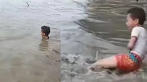 Viral: ਨਦੀ 'ਚ ਖੇਡ ਰਹੇ ਬੱਚੇ 'ਤੇ ਮਗਰਮੱਛ ਨੇ ਕੀਤਾ ਹਮਲਾ, ਖੌਫਨਾਕ VIDEO ਵਾਇਰਲ