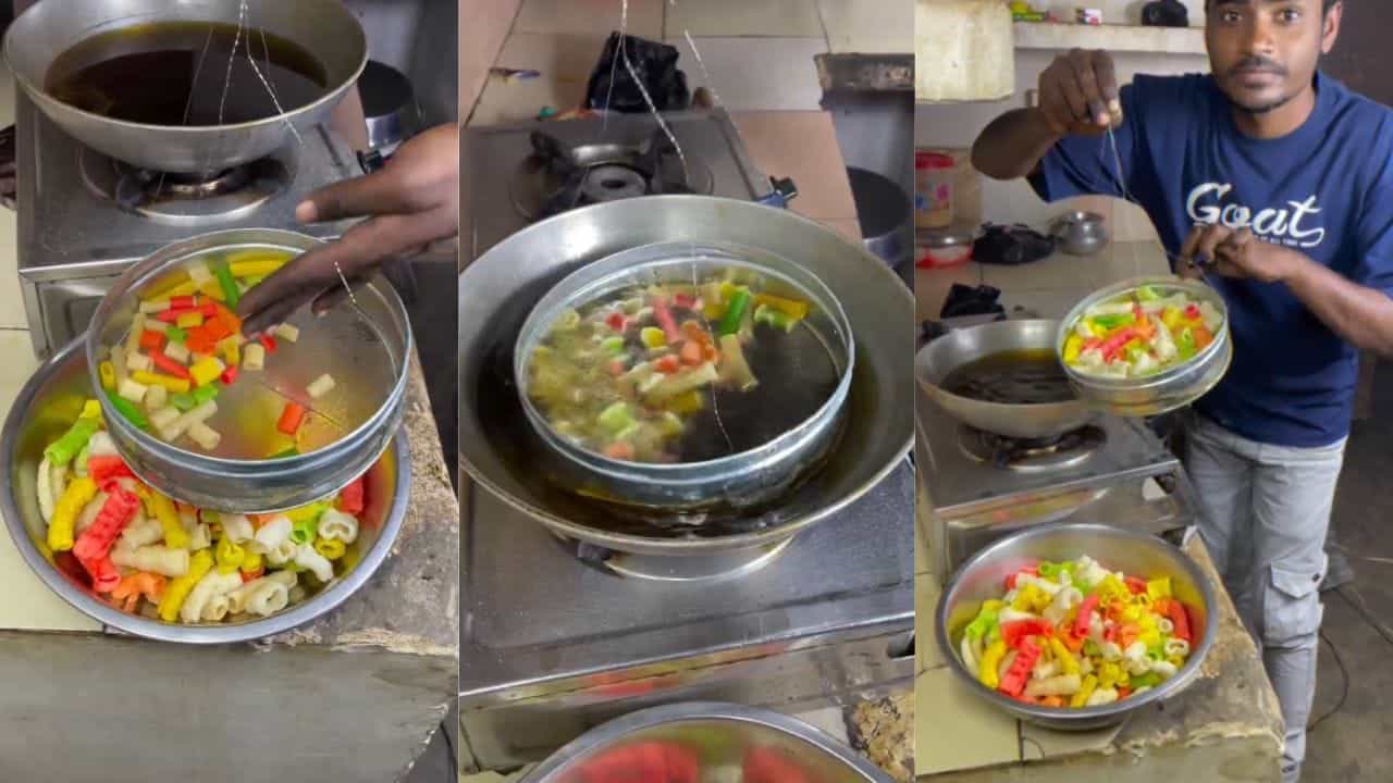 Viral Video: ਚਿਪਸ ਪਾਪੜ ਤਲਣ ਦਾ ਦੇਸੀ ਤਰੀਕਾ ਹੋਇਆ ਵਾਇਰਲ, ਵੀਡੀਓ ਦੇਖਦੇ ਹੀ ਲੋਕ ਕਹਿੰਦੇ ਤਕਨੀਕ ਤਾ ਵਧੀਆ ਹੈ