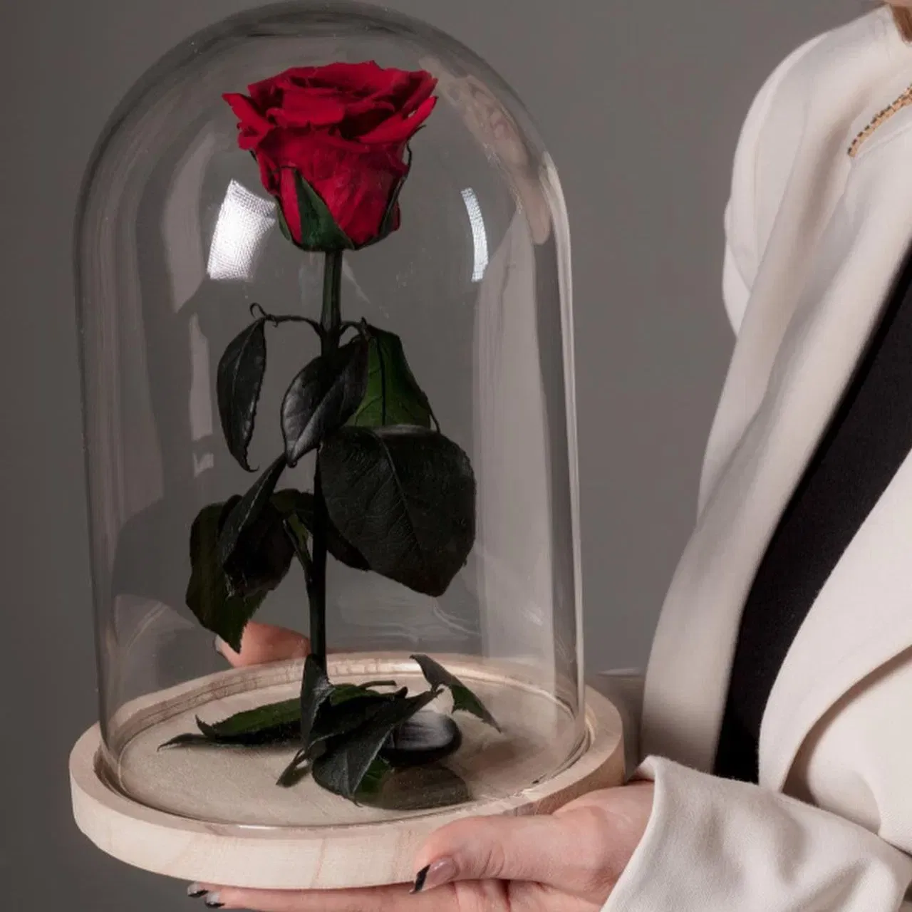 ਇੱਕ ਅਸਲੀ ਗੁਲਾਬ ਦੇਖਣ ਵਿੱਚ ਭਾਵੇਬਹੁਤ ਸੁੰਦਰ ਲੱਗ ਸਕਦਾ ਹੈ, ਪਰ ਇਹ ਸਮੇਂ ਦੇ ਨਾਲ ਮੁਰਝਾ ਜਾਂਦਾ ਹੈ। ਜੇਕਰ ਤੁਸੀਂ ਆਪਣੇ ਸਾਥੀ ਨੂੰ ਕੁਝ ਅਜਿਹਾ ਦੇਣਾ ਚਾਹੁੰਦੇ ਹੋ ਜੋ ਫਰੈਸ਼ ਰਹੇ, ਤਾਂ ਤੁਸੀਂ ਇੱਕ ਖਾਸ ਤਕਨੀਕ ਨਾਲ ਪ੍ਰਿਜਰਵ ਕੀਤਾ ਹੋਇਆ ਗੁਲਾਬ ਦੇ ਸਕਦੇ ਹੋ। ਇਹ ਹਮੇਸ਼ਾ ਲਈ ਇੱਕੋ ਜਿਹਾ ਰਹਿੰਦਾ ਹੈ ਅਤੇ ਕਦੇ ਨਹੀਂ ਮੁਰਝਾਉਂਦਾ। (ਕ੍ਰੈਡਿਟ: kristina.andza/Instagram)