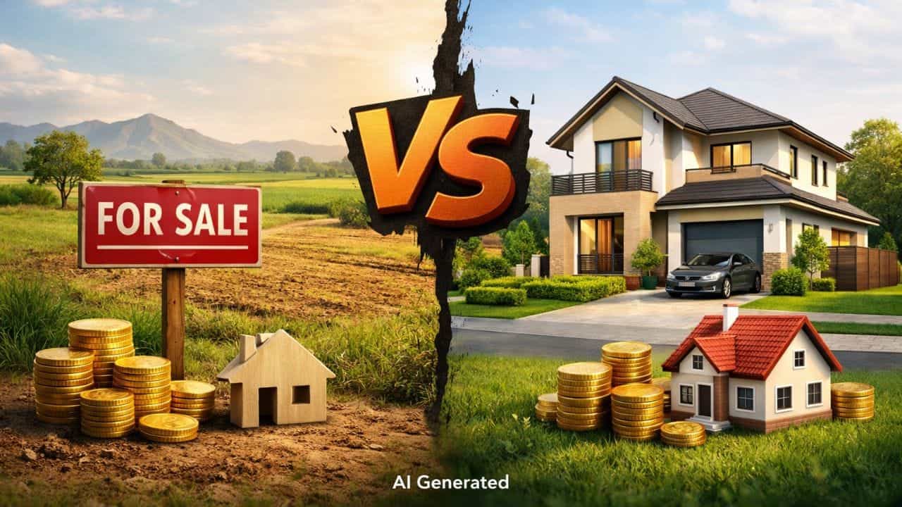 Land vs Home Investment: ਜ਼ਮੀਨ ਜਾਂ ਘਰ? ਜਾਣੋ ਨਿਵੇਸ਼ ਲਈ ਕਿਹੜਾ ਹੈ ਬਿਹਤਰ ਵਿਕਲਪ Land vs Home Investment: ਜ਼ਮੀਨ ਜਾਂ ਘਰ? ਜਾਣੋ ਨਿਵੇਸ਼ ਲਈ ਕਿਹੜਾ ਹੈ ਬਿਹਤਰ ਵਿਕਲਪ
