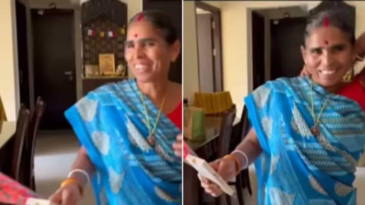 Viral Video: ਕੰਮਵਾਲੀ ਬਾਈ ਨੇ ਐਨੀਵਰਸਰੀ ਤੇ ਮਾਲਿਕ ਅਤੇ ਮਾਲਕਿਨ ਨੂੰ ਦਿੱਤਾ ਅਜਿਹਾ ਗਿਫਟ, ਵੀਡੀਓ ਦੇਖ ਕੇ ਲੋਕ ਬੋਲੇ, ਦੀਦੀ ਕਿੰਨੀ Cute ਹੈ...