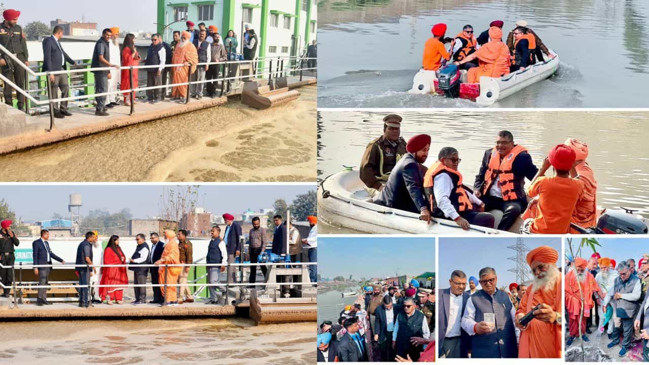 ਲੁਧਿਆਣਾ ਪਹੁੰਚੇ ਰਾਜਪਾਲ ਨੇ ਬੁੱਢੇ ਨਾਲੇ ਦਾ ਲਿਆ ਜਾਇਜ਼ਾ, ਘਾਟ ਵੇਖ ਬੋਲੇ- ਹਾਲਾਤ ਪਹਿਲਾਂ ਨਾਲੋਂ ਬਿਹਤਰ