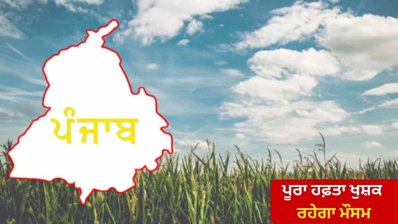 Punjab Weather: ਪੰਜਾਬ ਚ ਚੱਲਣਗੀਆਂ ਤੇਜ਼ ਹਵਾਵਾਂ,  ਧੁੰਦ ਦਾ ਕੋਈ ਅਲਰਟ ਨਹੀਂ; ਪੂਰਾ ਹਫ਼ਤਾ ਖੁਸ਼ਕ ਰਹੇਗਾ ਮੌਸਮ