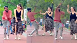 'ਰਸ਼ੀਅਨ ਗਰਲ' ਨੇ ਭੋਜਪੁਰੀ ਗਾਣੇ 'ਤੇ ਕੀਤਾ ਜ਼ਬਰਦਸਤ ਡਾਂਸ, ਹੈਰਾਨ ਰਹਿ ਗਏ ਲੋਕ