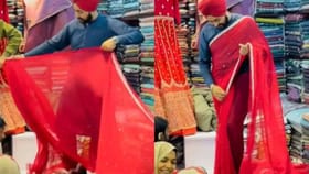 ਔਰਤਾਂ ਨਾਲੋਂ ਤੇਜ਼ ਬੰਨ੍ਹੀ ਸਰਦਾਰ ਨੇ ਸਾੜੀ, ਖੁੱਲ੍ਹੀਆਂ ਰਹਿ ਗਈਆਂ ਅੱਖਾਂ