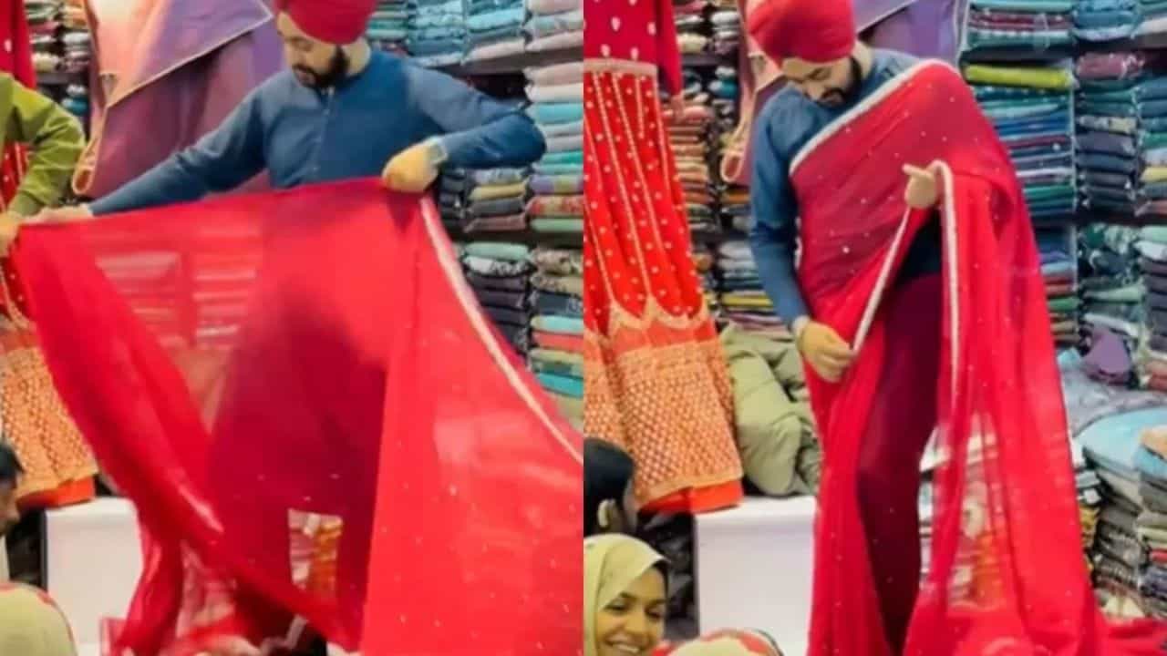 Viral Video: ਔਰਤਾਂ ਨਾਲੋਂ ਤੇਜ਼ ਬੰਨ੍ਹੀ ਸਰਦਾਰ ਨੇ ਸਾੜੀ, ਰਫ਼ਤਾਰ ਦੇਖ ਕੇ ਲੋਕਾਂ ਦੀਆਂ ਖੁੱਲ੍ਹੀਆਂ ਰਹਿ ਗਈਆਂ ਅੱਖਾਂ