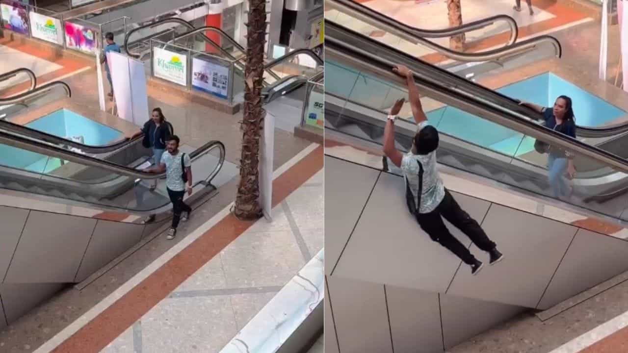 Viral Video: ਮਾਲ ਵਿੱਚ ਮੁੰਡੇ ਨੇ ਕੀਤਾ ਛਪਰੀ ਸਟੰਟ, ਵੀਡੀਓ ਦੇਖ ਕੇ ਭੜਕ ਗਏ ਲੋਕ