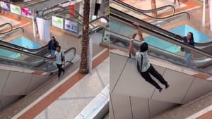 Viral Video: ਮਾਲ ਵਿੱਚ ਮੁੰਡੇ ਨੇ ਕੀਤਾ 'ਛਪਰੀ' ਸਟੰਟ, ਦੇਖ ਕੇ ਭੜਕ ਗਏ ਲੋਕ