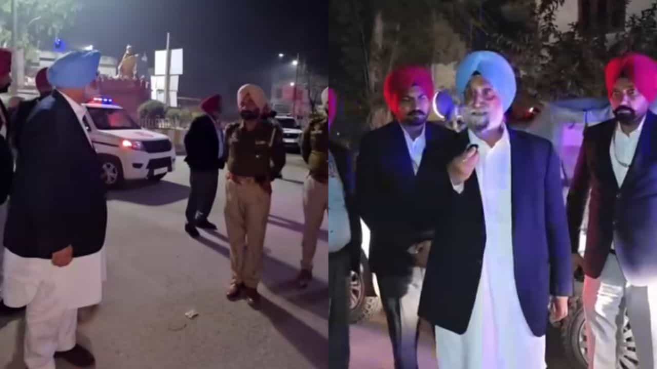 ਦੇਰ ਰਾਤ ਸੁਰੱਖਿਆ ਪ੍ਰਬੰਧਾਂ ਦਾ ਜਾਇਜ਼ਾ ਲੈਣ ਪਹੁੰਚੇ ਐਮਪੀ ਸੁਖਜਿੰਦਰ ਰੰਧਾਵਾ, ਪੁਲਿਸ ਵਾਲਿਆਂ ਤੇ ਭੜਕੇ; ਬਣਾਈ ਵੀਡਓ