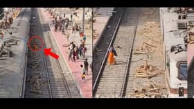 OMG! ਲੱਕੜ ਦੇ ਲੱਠੇ ਨਾਲ ਟਕਰਾਈ ਟਰੇਨ, ਫਿਰ ਦਿੱਖਿਆ ਅਜਿਹਾ ਨਜਾਰਾ, VIDEO ਦੇਖ ਕੇ ਕੰਬ ਜਾਵੇਗੀ ਰੂਹ...