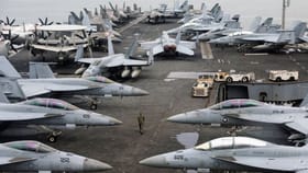 ਅਮਰੀਕਾ ਨੇ ਮੱਧ ਪੂਰਬ 'ਚ ਵਧਾਈ ਫੌਜੀ ਮੌਜੂਦਗੀ, ਤਾਇਨਾਤ ਕੀਤੇ 50 ਤੋਂ ਵੱਧ ਜਹਾਜ਼