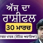 Aaj Da Rashifal: ਅੱਜ ਤੁਸੀਂ ਬਹੁਤ ਹੀ ਊਰਜਾਵਾਨ ਅਤੇ ਰਚਨਾਤਮਕ ਮਹਿਸੂਸ ਕਰੋਗੇ, ਜੋਤਿਸ਼ ਅਚਾਰਿਆ ਆਨੰਦ ਸਾਗਰ ਪਾਠਕ ਤੋਂ ਜਾਣੋ ਅੱਜ ਦਾ ਰਾਸ਼ੀਫਲ