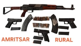 ਅੰਮ੍ਰਿਤਸਰ: ISI ਮਾਡਿਊਲ ਦਾ ਪਰਦਾਫਾਸ਼, AK-47 ਤੇ ਪਿਸਤੌਲਾਂ ਸਣੇ 2 ਕਾਬੂ