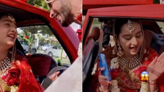 OMG! ਲਹਿੰਗਾ XL ਹੈ ਤਾਂ ਕਾਰ ਵੀ XL ਹੋਣੀ ਚਾਹੀਦੀ ਸੀ….ਛੋਟੀ ਕਾਰ ਵੇਖ ਕੇ ਭੜਕੀ ਲਾੜੀ ਨੇ ਕੀਤਾ ਕੁਝ ਅਜਿਹਾ, ਵਾਇਰਲ ਹੋ ਗਿਆ VIDEO