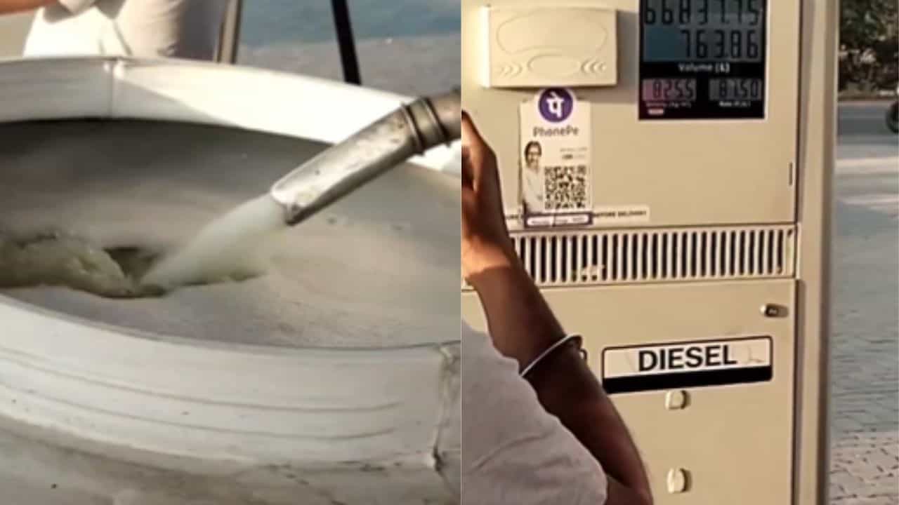 ਸ਼ਖਸ ਨੇ 1000 ਲੀਟਰ ਦੀ ਪਾਣੀ ਦੀ ਟੈਂਕੀ ਚ ਭਰਵਾਇਆ ਡੀਜ਼ਲ, VIDEO ਦੇਖ ਕੇ ਲੋਕਾਂ ਨੇ ਪੁੱਛਿਆ, ਕੀ ਨਿਯਮ ਇਸਦੀ ਇਜਾਜ਼ਤ ਦਿੰਦੇ ਹਨ?