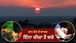 ਸੂਰਜ ਡੁੱਬਣ ਤੋਂ ਬਾਅਦ ਭੁੱਲ ਕੇ ਵੀ ਨਾ ਕਰੋ ਇਹ 5 ਕੰਮ, ਹੋ ਸਕਦੀ ਹੈ ਆਰਥਿਕ ਤੰਗੀ ਸੂਰਜ ਡੁੱਬਣ ਤੋਂ ਬਾਅਦ ਭੁੱਲ ਕੇ ਵੀ ਨਾ ਕਰੋ ਇਹ 5 ਕੰਮ, ਹੋ ਸਕਦੀ ਹੈ ਆਰਥਿਕ ਤੰਗੀ
