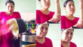 Viral Video: ਰਸੋਈ ‘ਚ ਰੀਲ ਬਣਾਉਣਾ ਮਹਿਲਾ ਨੂੰ ਪਿਆ ਮਹਿੰਗਾ, ਇੱਕ ਸੈਕਿੰਡ ਵਿੱਚ ਨਿਕਲ ਗਈ ਸਾਰੀ ਹਵਾਬਾਜ਼ੀ...