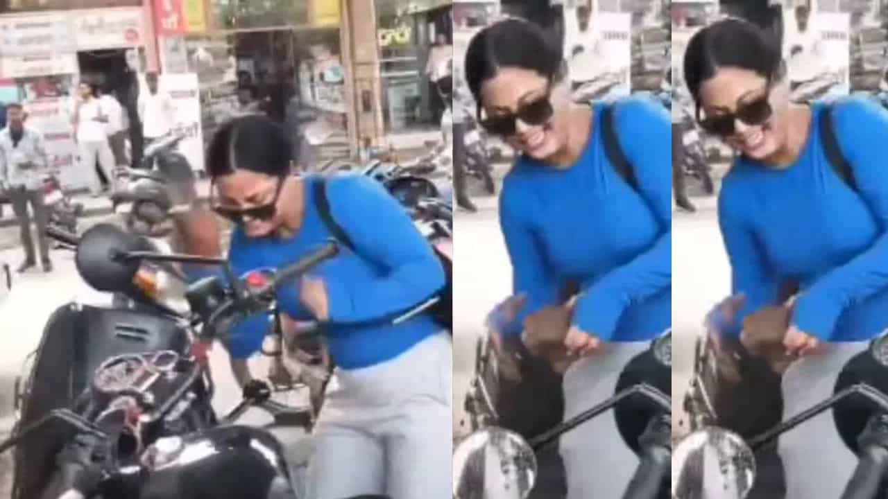 Viral Video: ਮਾਮੂਲੀ ਟੱਕਰ ਤੋਂ ਬਾਅਦ ਮਹਿਲਾ ਦਾ ਹਾਈ-ਵੋਲਟੇਜ ਡਰਾਮਾ, ਗੁੱਸੇ ਵਿੱਚ ਚੁੱਕੀ ਇੱਟ ਤੇ ਬੁਲੇਟ ਦੀ ਕਰ ਦਿੱਤੀ ਭੰਨਤੋੜ