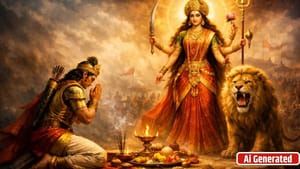 ਸਿਰਫ਼ ਰਾਵਣ ਨਹੀਂ, ਮਹਾਭਾਰਤ ਦੇ ਇਸ ਪਾਂਡਵ ਨੇ ਵੀ ਕੀਤੀ ਸੀ ਮਾਂ ਦੁਰਗਾ ਦੀ ਪੂਜਾ