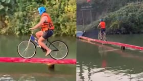 Viral Video: ਆਦਮੀ ਨੇ ਅਜਿਹੀ ਜਗ੍ਹਾ ਚਲਾਈ ਸਾਈਕਲ, ਵੀਡੀਓ ਦੇਖ ਹੈਰਾਨ ਹੋਏ ਲੋਕ