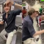 ਮੁੰਬਈ ਦੀ ਲੋਕਲ ਟ੍ਰੇਨ ‘ਚ ਵਿਦੇਸ਼ੀ ਬੰਦੇ ਨੇ “ਸਾਡੀ ਗਲੀ” ਗਾਣੇ ‘ਤੇ ਕੀਤਾ ਡਾਂਸ, ਵਾਇਰਲ ਹੋਇਆ ਵੀਡੀਓ