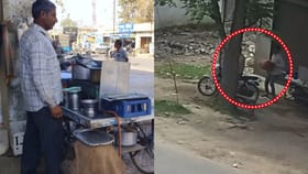 OMG! ਬਰਨਾਲਾ 'ਚ ਚਾਹ ਵਾਲੀ ਦੁਕਾਨ ਤੋਂ ਸਿਲੰਡਰ ਚੋਰੀ, CCTV 'ਚ ਘਟਨਾ ਕੈਦ