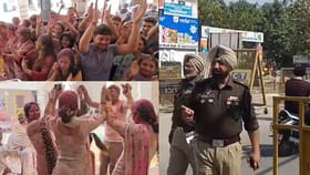 ਜਲੰਧਰ 'ਚ ਉਤਸ਼ਾਹ ਨਾਲ ਮਨਾਈ ਗਈ ਹੋਲੀ, ਪੁਲਿਸ ਨੇ ਹੁਲੜਬਾਜ਼ਾਂ ਦੇ ਕੱਟੇ ਚਲਾਨ