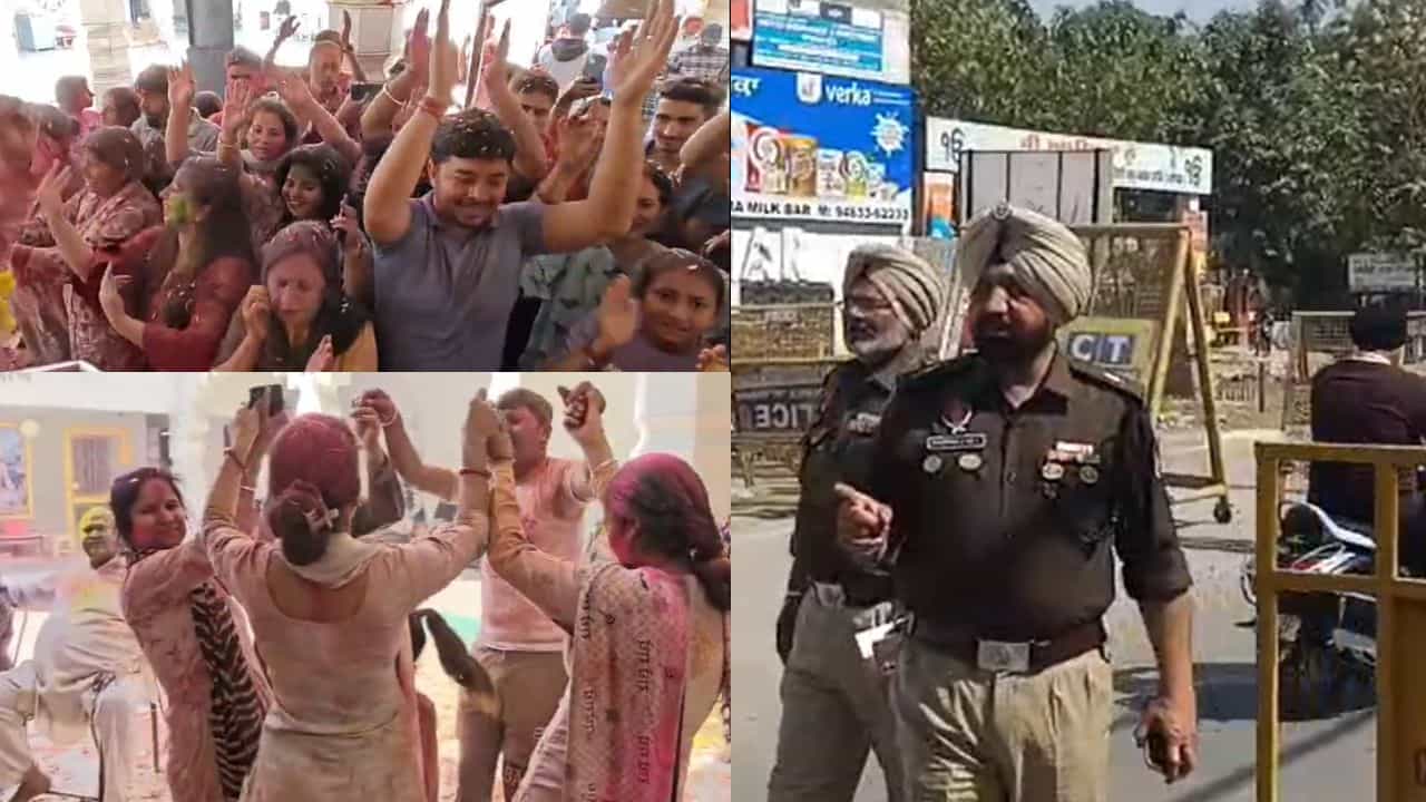 ਜਲੰਧਰ ਚ ਉਤਸ਼ਾਹ ਨਾਲ ਮਨਾਈ ਗਈ ਹੋਲੀ, ਪੁਲਿਸ ਨੇ ਹੁਲੜਬਾਜ਼ਾਂ ਦੇ ਕੱਟੇ ਚਲਾਨ