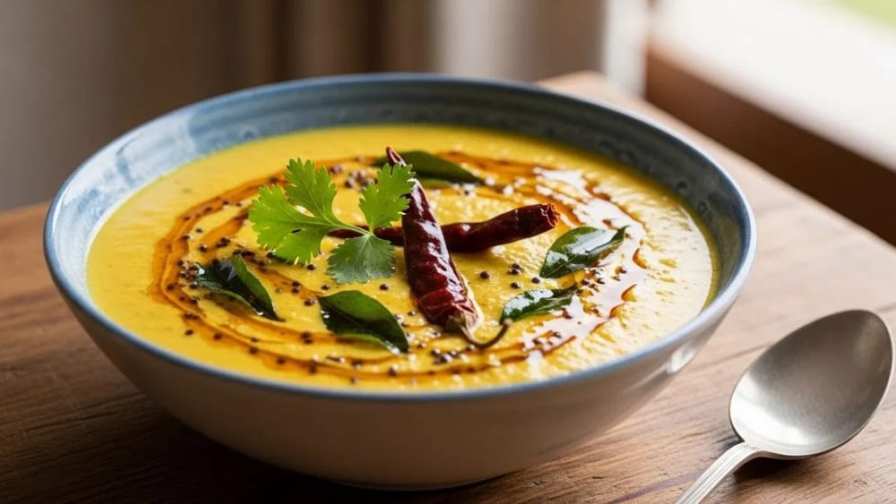 ਮਰੂਥਲ ਖੇਤਰ ਵਿੱਚ ਪਾਣੀ ਅਤੇ ਸਬਜ਼ੀਆਂ ਦੀ ਘਾਟ ਕਾਰਨ, ਲੋਕ ਦੁੱਧ ਅਤੇ ਅਨਾਜ 'ਤੇ ਬਹੁਤ ਜ਼ਿਆਦਾ ਨਿਰਭਰ ਕਰਦੇ ਸਨ। ਦਹੀਂ ਜਾਂ ਛਾਛ ਪਾਉਣ ਦੀ ਬਜਾਏ ਉਸ ਵਿੱਚ ਵੇਸਣ ਪਾ ਕੇ ਮੱਠੀ ਅੱਗ 'ਤੇ ਉਬਾਲਿਆ ਜਾਂਦਾ ਸੀ। ਇਹ ਪਕਵਾਨ ਬਾਅਦ ਵਿੱਚ ਕੜ੍ਹੀ ਵਜੋਂ ਜਾਣਿਆ ਜਾਣ ਲੱਗਾ,  ਜਿਸਨੂੰ ਅੱਜ ਵੀ ਬਹੁਤ ਸਾਰੇ ਲੋਕ ਪਸੰਦ ਕਰਦੇ ਹਨ। ( Credits: AI Generated )