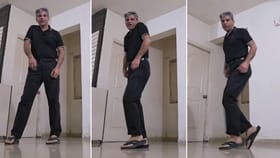 'ਅੰਕਲ ਜੀ' ਨੇ ਚੱਪਲਾਂ 'ਚ ਕੀਤਾ ਸ਼ਾਨਦਾਰ ਮੂਨਵਾਕ, ਵੀਡੀਓ ਨੇ ਜਿੱਤ ਲਿਆ ਦਿਲ