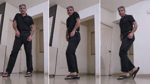 'ਅੰਕਲ ਜੀ' ਨੇ ਚੱਪਲਾਂ 'ਚ ਕੀਤਾ ਸ਼ਾਨਦਾਰ ਮੂਨਵਾਕ, ਵੀਡੀਓ ਨੇ ਜਿੱਤ ਲਿਆ ਦਿਲ