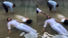 ਅਜਿਹਾ ਪ੍ਰੀ-ਵੈਡਿੰਗ ਸ਼ੂਟ ਦੇਖਿਆ ਹੈ ਕਦੇ? VIDEO ਦੇਖ ਹੈਰਾਨ ਰਹਿ ਗਏ ਲੋਕ