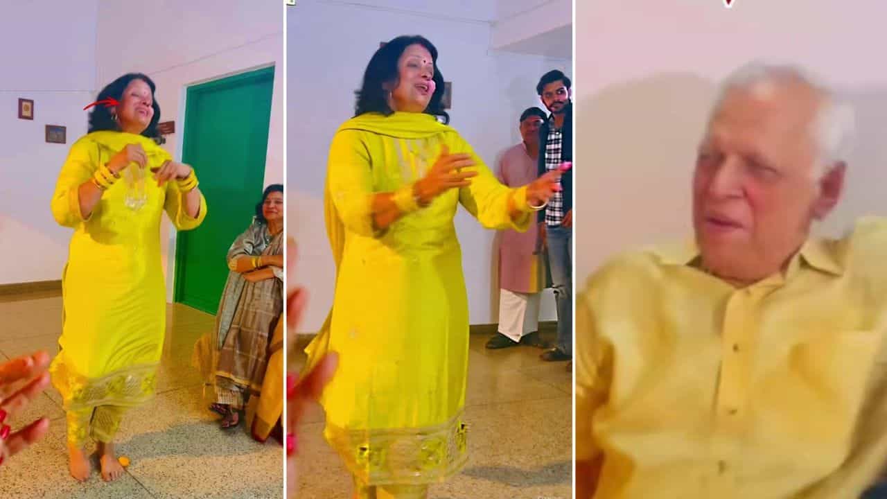Viral Video: ਮੇਰੇ ਹਾਥੋਂ ਮੈਂ ਨੌਂ ਨੌਂ ਚੂੜੀਆਂ ਗਾਣੇ ਤੇ 65 ਸਾਲ ਦੀ ਪਤਨੀ ਨੇ ਕੀਤਾ ਅਜਿਹਾ ਡਾਂਸ, ਦੇਖ ਕੇ ਸ਼ਰਮਾ ਗਏ 73 ਸਾਲ ਦੇ ਪਤੀ