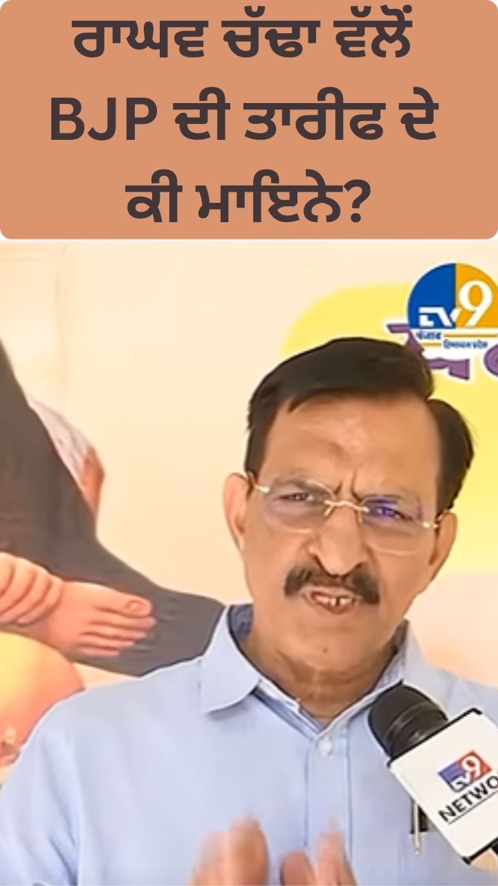 ਰਾਘਵ ਚੱਢਾ ਨੇ ਕੀਤੀ ਮੋਦੀ ਸਰਕਾਰ ਦੀ ਤਾਰੀਫ, BJP ਆਗੂ ਨੇ ਦੱਸ ਦਿੱਤਾ ਮਤਲਬ