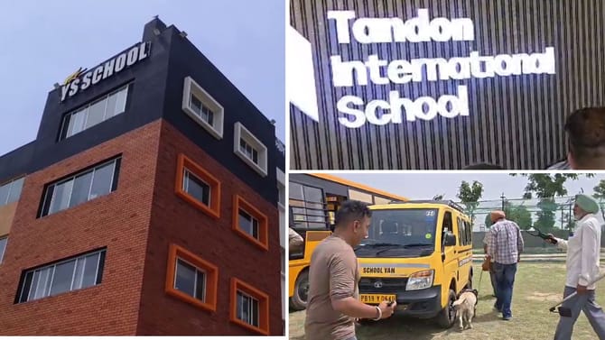 ਬਰਨਾਲਾ ਦੇ 6 ਸਕੂਲਾਂ ਨੂੰ ਬੰਬ ਨਾਲ ਉਡਾਉਣ ਦੀ ਧਮਕੀ, ਪੁਲਿਸ ਕਰ ਰਹੀ ਜਾਂਚ