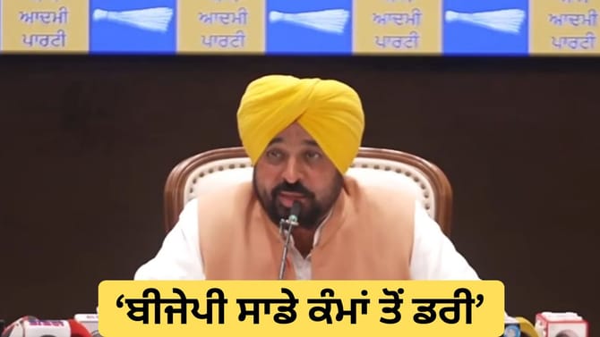 ਸੱਤਾਂ ਸਾਂਸਦਾਂ ਨੇ ਪੰਜਾਬੀਆਂ ਨਾਲ ਧੋਖਾ ਕੀਤਾ, BJP ਸਾਡੇ ਕੰਮਾਂ ਤੋਂ ਡਰੀ : CM