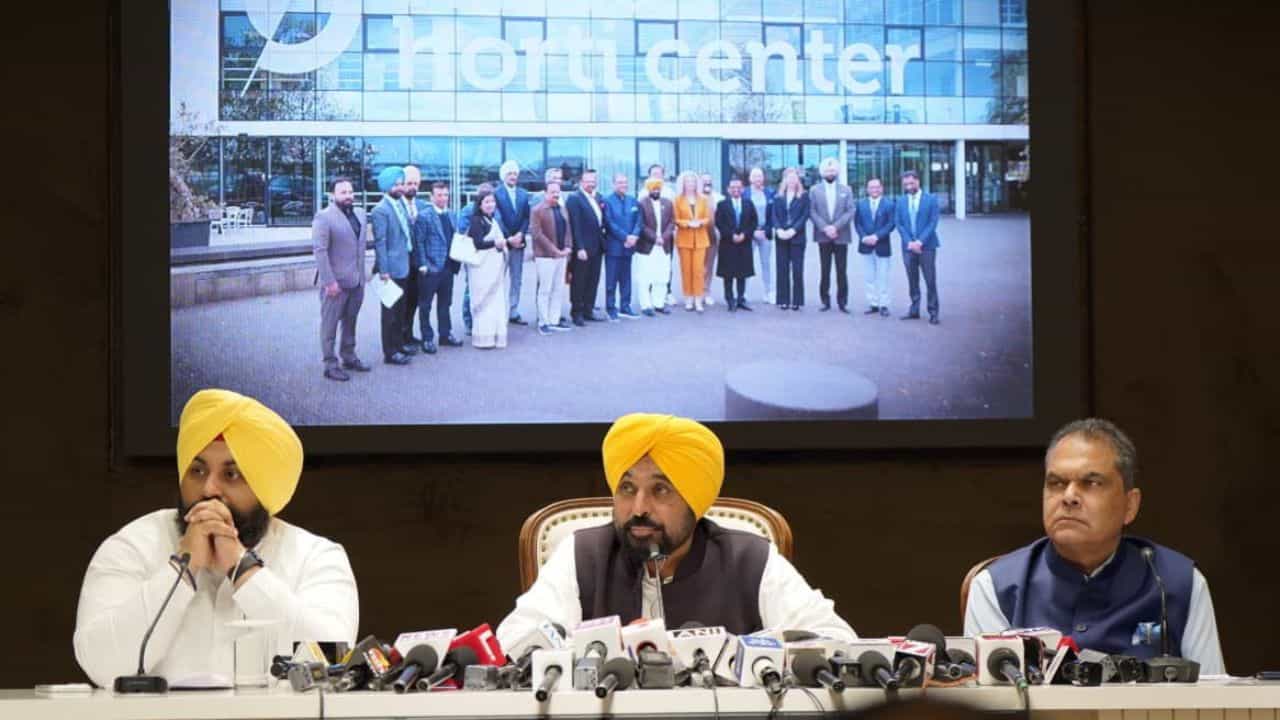 CM ਮਾਨ ਵੱਲੋਂ ਚੰਡੀਗੜ੍ਹ ਚ ਪ੍ਰੈਸ ਕਾਨਫਰੰਸ, ਨੀਦਰਲੈਂਡ ਤੇ ਫਿਨਲੈਂਡ ਦੇ ਸਫਲ ਦੌਰੇ ਦੀਆਂ ਪ੍ਰਾਪਤੀਆਂ ਕੀਤੀਆਂ ਸਾਂਝੀਆਂ