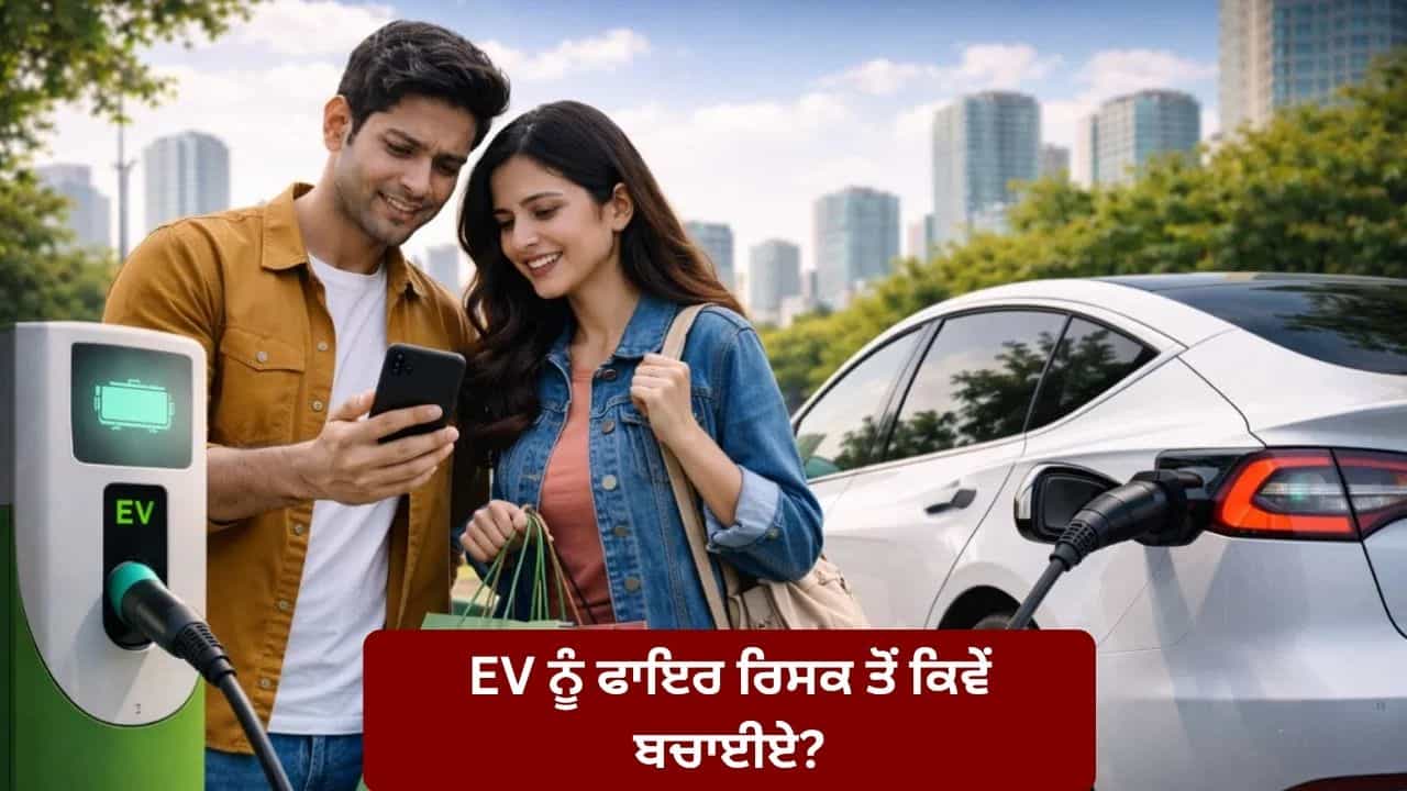 EV ਨੂੰ ਫਾਇਰ ਰਿਸਕ ਤੋਂ ਕਿਵੇਂ ਬਚਾਈਏ? ਆਪਣੀ ਇਲੈਕਟ੍ਰਿਕ ਗੱਡੀ ਨੂੰ ਸੁਰੱਖਿਅਤ ਰੱਖਣ ਲਈ ਅਪਣਾਓ ਇਹ ਜ਼ਰੂਰੀ ਟਿਪਸ