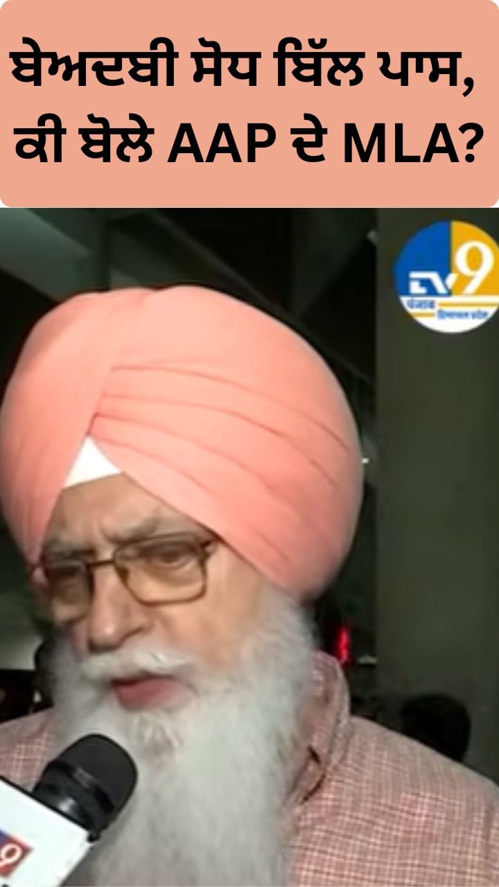 ਬੇਅਦਬੀ ਸੋਧ ਬਿੱਲ ਪਾਸ ਹੋਣ 'ਤੇ ਕੀ ਬੋਲੇ AAP ਦੇ MLA?