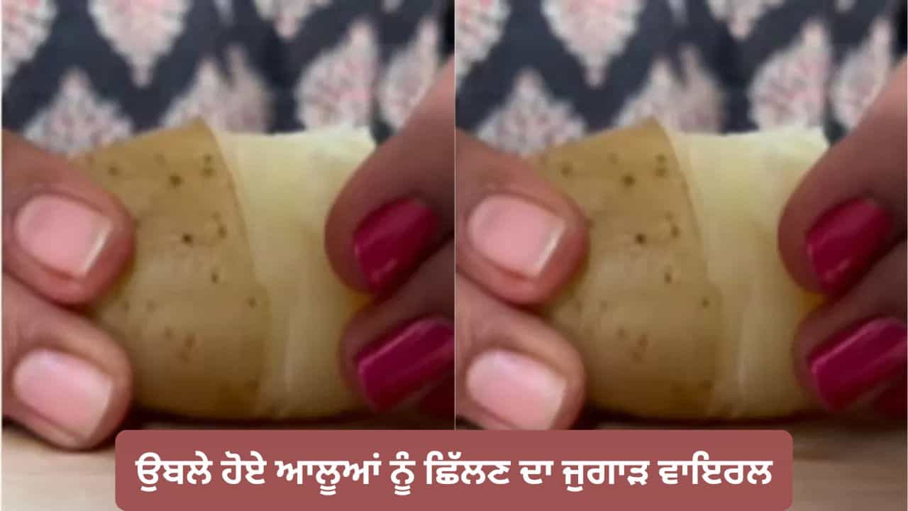 Viral: ਉਬਲੇ ਹੋਏ ਆਲੂਆਂ ਨੂੰ ਸੌਖੇ ਤਰੀਕੇ ਨਾਲ ਛਿੱਲਣ ਦਾ ਇਹ ਜੁਗਾੜ ਹੋਇਆ ਵਾਇਰਲ, ਸਿੱਖ ਲਿਆ ਤਰੀਕਾ ਤਾਂ ਖਤਮ ਹੋ ਜਾਵੇਗਾ ਝੰਝਟ