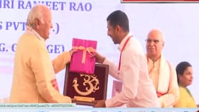 Mohan Bhagwat ਨੇ ਮਾਈ ਹੋਮ ਇੰਡਸਟਰੀਜ਼ ਦੇ ਐਮਡੀ ਜੁਪੱਲੀ ਰਣਜੀਤ ਰਾਓ ਨੂੰ ਦਿੱਲੀ ਵਿੱਚ ਕੀਤਾ ਸਨਮਾਨਿਤ