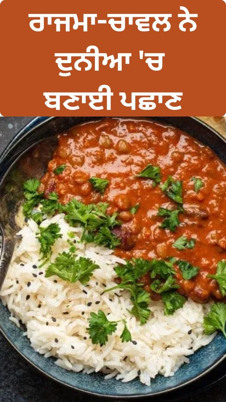 ਰਾਜਮਾ-ਚਾਵਲ ਨੇ ਦੁਨੀਆ 'ਚ ਬਣਾਈ ਪਛਾਣ, ਟਾਪ ਬੀਨ ਡਿਸ਼ੇਜ ਵਿੱਚ ਸ਼ਾਮਲ ਭਾਰਤੀ ਡਿਸ਼