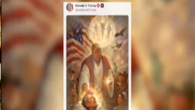 ਡੋਨਾਲਡ ਟਰੰਪ ਦੀ ਪੋਸਟ ਨਾਲ ਮੱਚਿਆ ਹੰਗਾਮਾ, ਖੁਦ ਨੂੰ ਯੀਸੂ ਮਸੀਹ ਵਜੋਂ ਦਰਸਾਇਆ