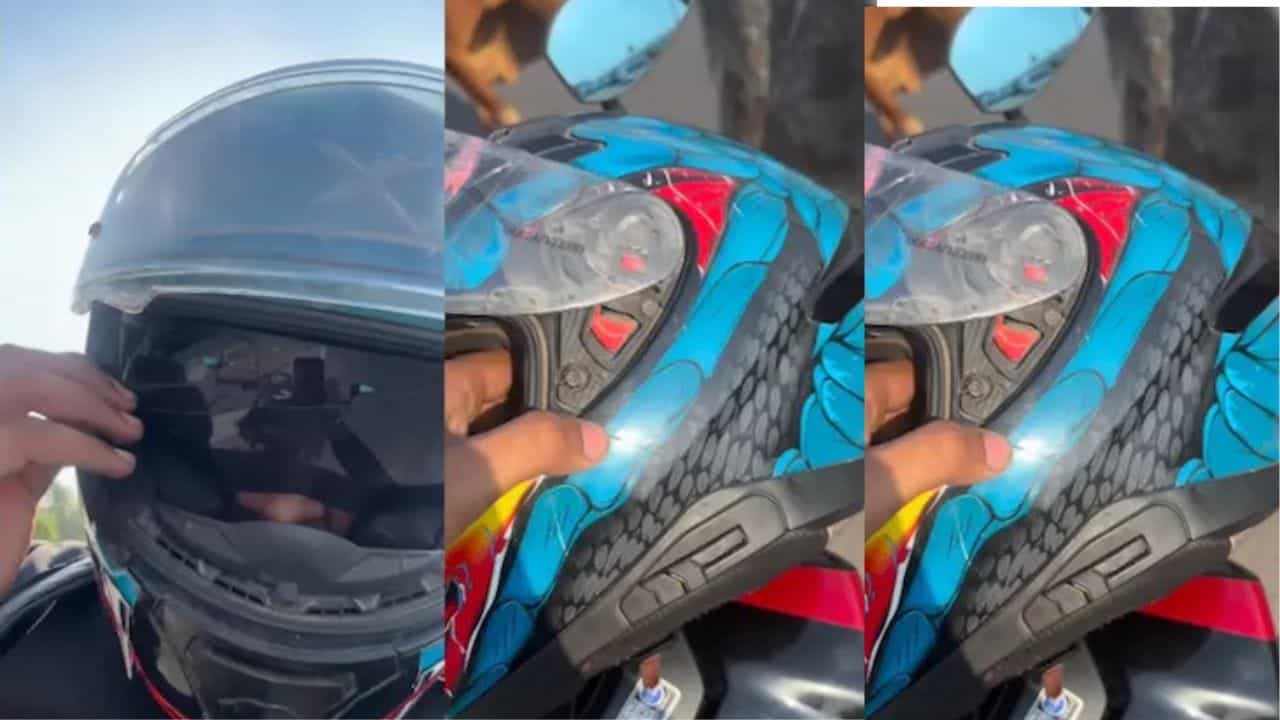 Viral Video: ਚਾਈਨੀਜ਼ ਮਾਂਝੇ ਨੇ ਚੀਰ ਦਿੱਤਾ ਹੈਲਮੇਟ, ਮੌਤ ਤੋਂ ਇਸ ਤਰ੍ਹਾਂ ਬਚਿਆ ਬਾਈਕ ਰਾਇਡਰ Viral Video: ਚਾਈਨੀਜ਼ ਮਾਂਝੇ ਨੇ ਚੀਰ ਦਿੱਤਾ ਹੈਲਮੇਟ, ਮੌਤ ਤੋਂ ਇਸ ਤਰ੍ਹਾਂ ਬਚਿਆ ਬਾਈਕ ਰਾਇਡਰ