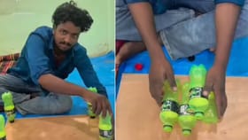 Video: 20 ਰੁਪਏ ਦੀ ਕੋਲਡ ਡਰਿੰਕ ਬੋਤਲ ਤੋਂ ਆਦਮੀ ਨੇ ਬਣਾਇਆ ਸਟੱਡੀ ਟੇਬਲ