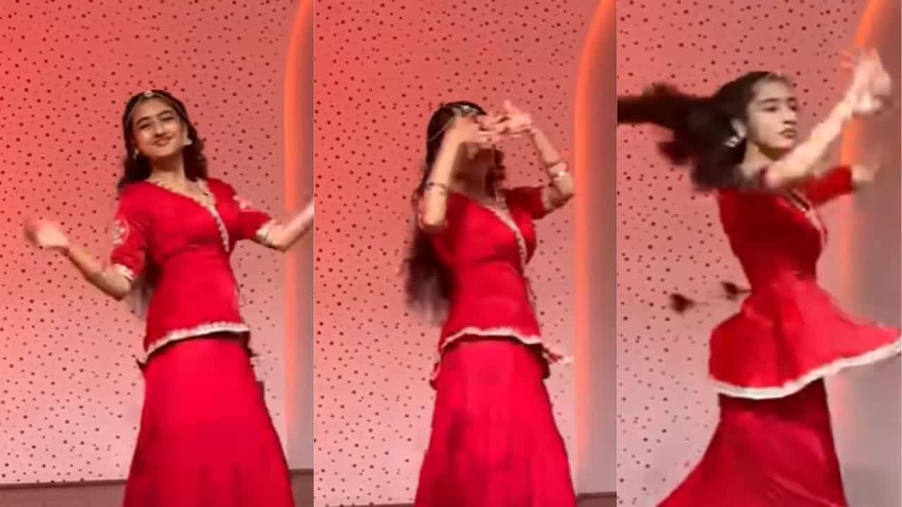 Viral Video: ਲਾਲ ਲਹਿੰਗੇ ਚ ਕੁੜੀ ਨੇ ਕੀਤਾ ਕਲਾਸੀਕਲ ਡਾਂਸ , ਸਟੈਪ ਦੇਖ ਦੀਵਾਨੇ ਹੋਏ ਲੋਕ Viral Video: ਲਾਲ ਲਹਿੰਗੇ ਚ ਕੁੜੀ ਨੇ ਕੀਤਾ ਕਲਾਸੀਕਲ ਡਾਂਸ , ਸਟੈਪ ਦੇਖ ਦੀਵਾਨੇ ਹੋਏ ਲੋਕ